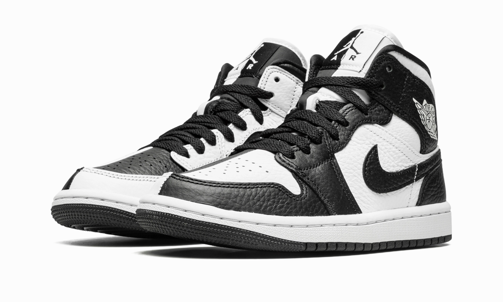 Soft Traction AIR JORDAN 1 MID SPLIT SE WMNS "Homage / Black White"