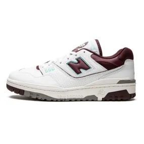 Ad Shoot New Balance 550 Burgundy Cyan