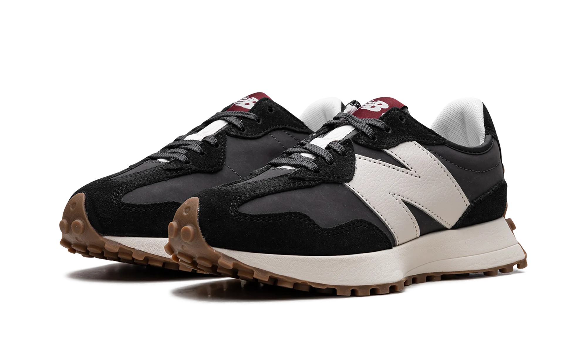 327 WMNS "Black Moonbeam" Sport Street Quick lace