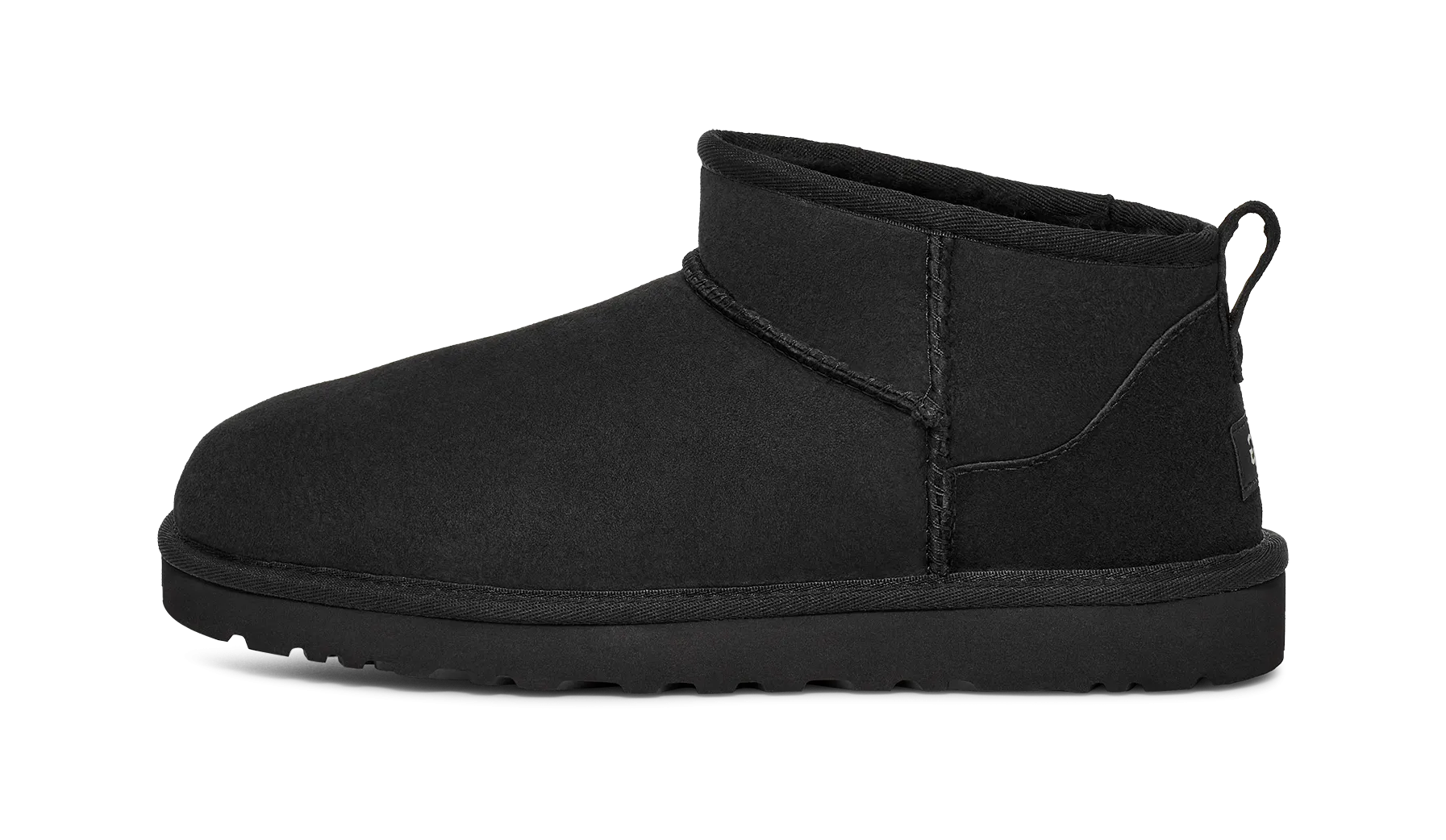 Flat Edge UGG Classic Ultra Mini Boot Black