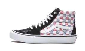 music fest Follow Hike SK8-HI "Sketched Checkerboard"
