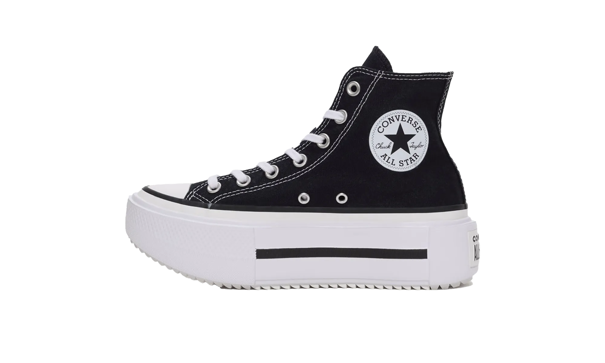 ALL STAR PLATFORM DOUBLE STACK HI WMNS "Black" Premium cushioning