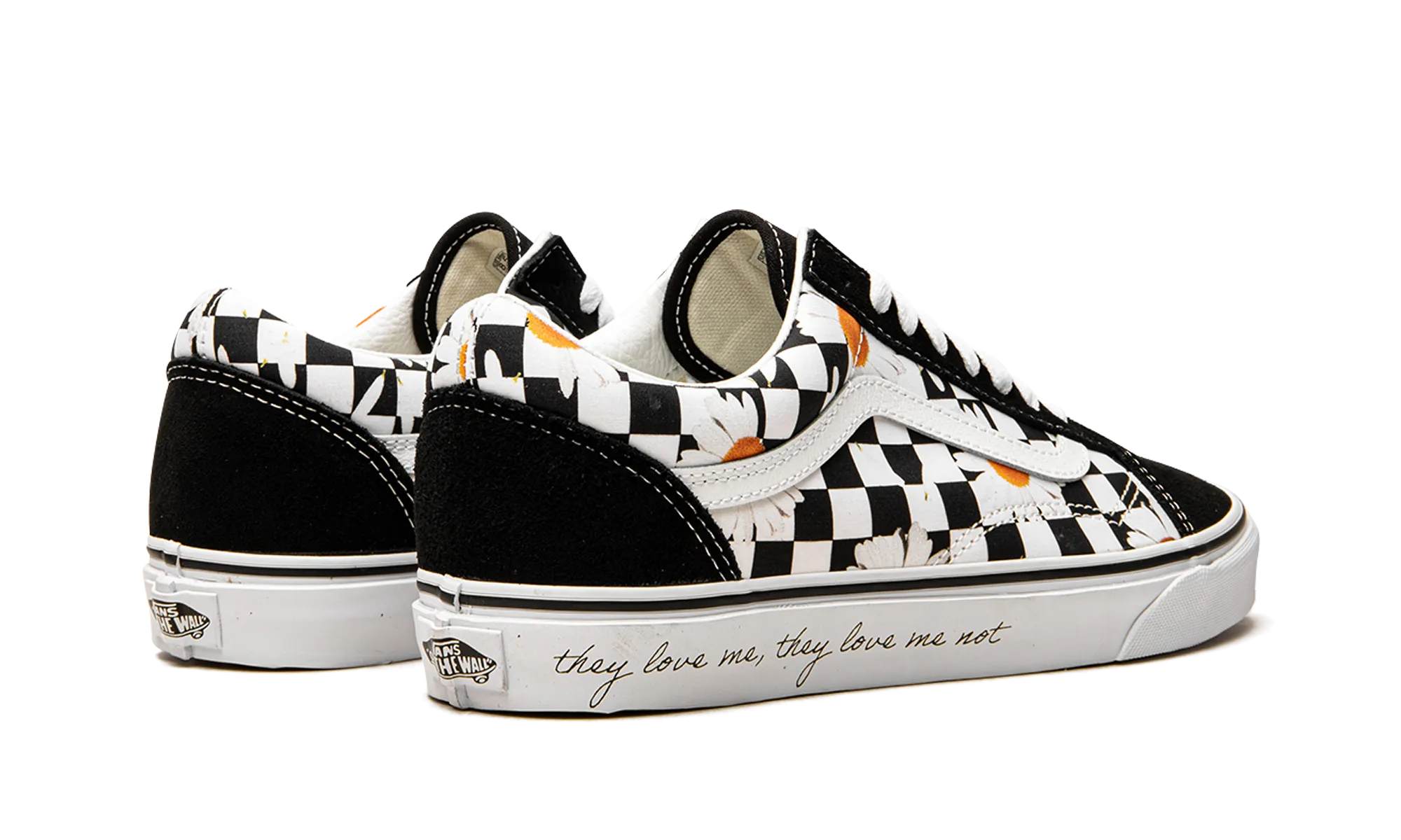 Flexible Sole Breathable mesh Old Skool "Love Me Love Me Not"