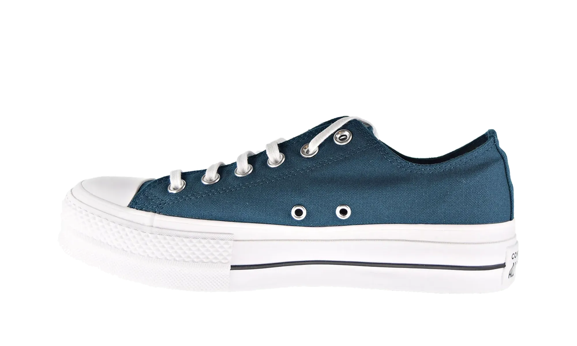 Peace Step Dusk Run Chuck Taylor All Star Lift Ox WMNS "Midnight Turq/White/Black"