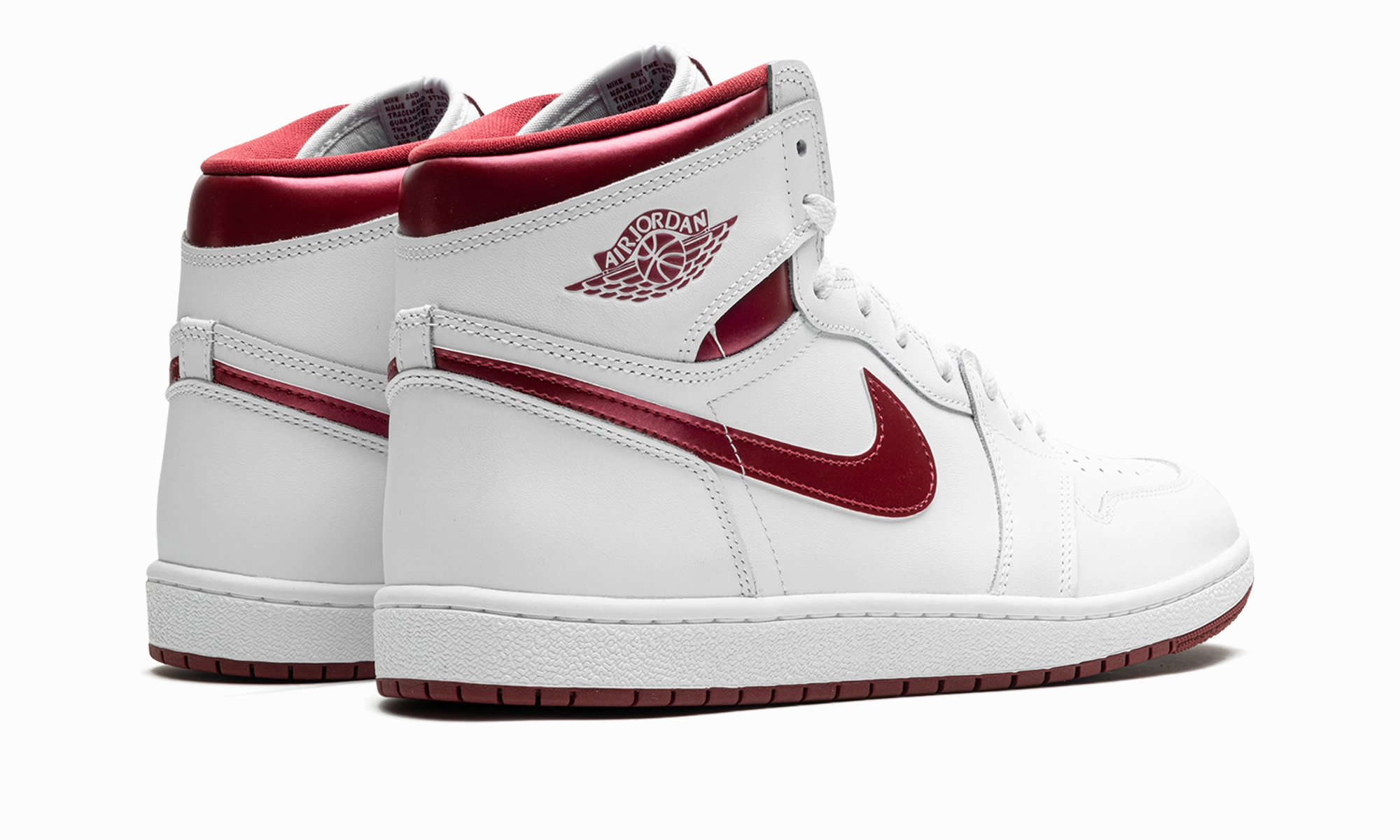 Air Jordan 1 High '85 "Metallic Burgundy" Step Ease Flexible Material