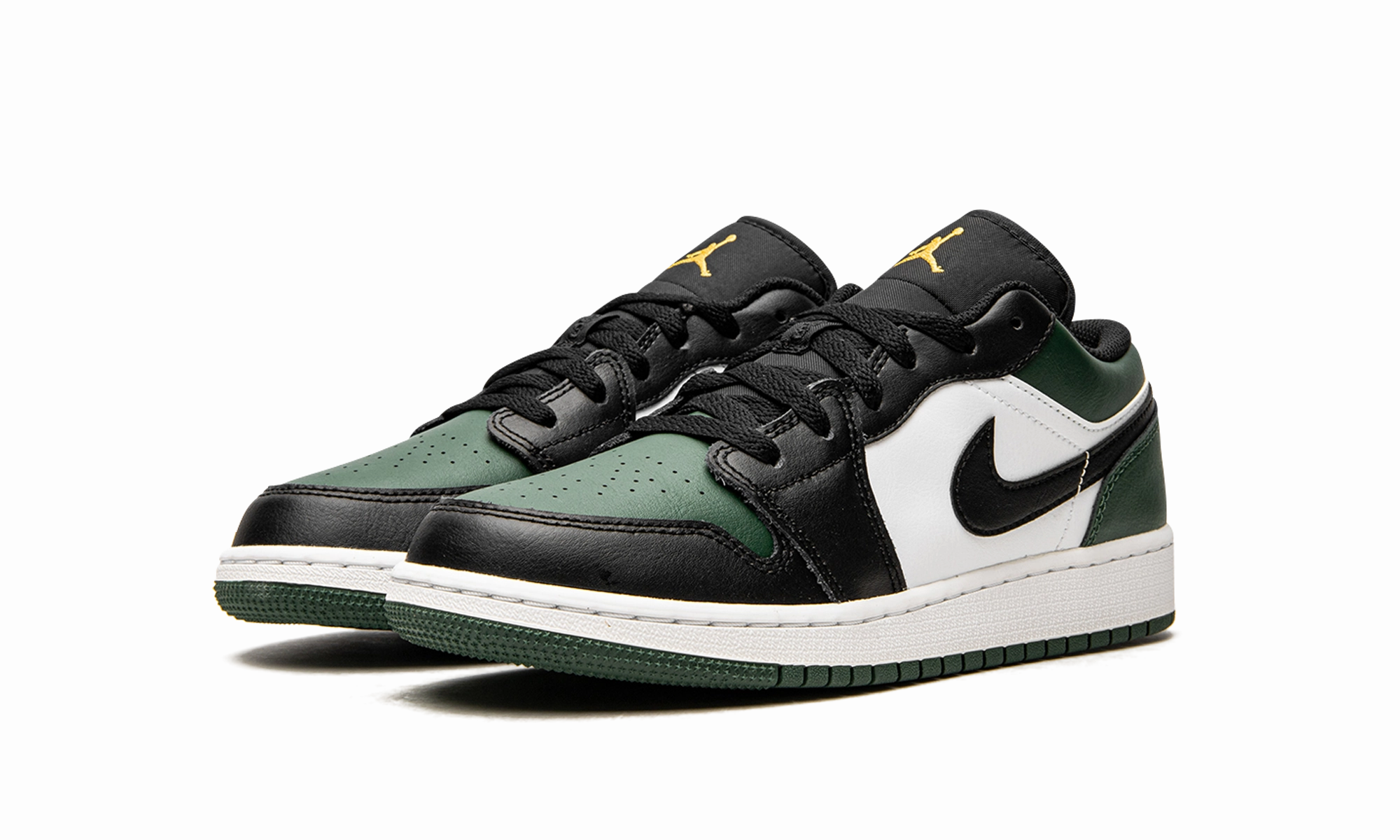 Go Fast Air Jordan 1 Low GS "Green Toe"