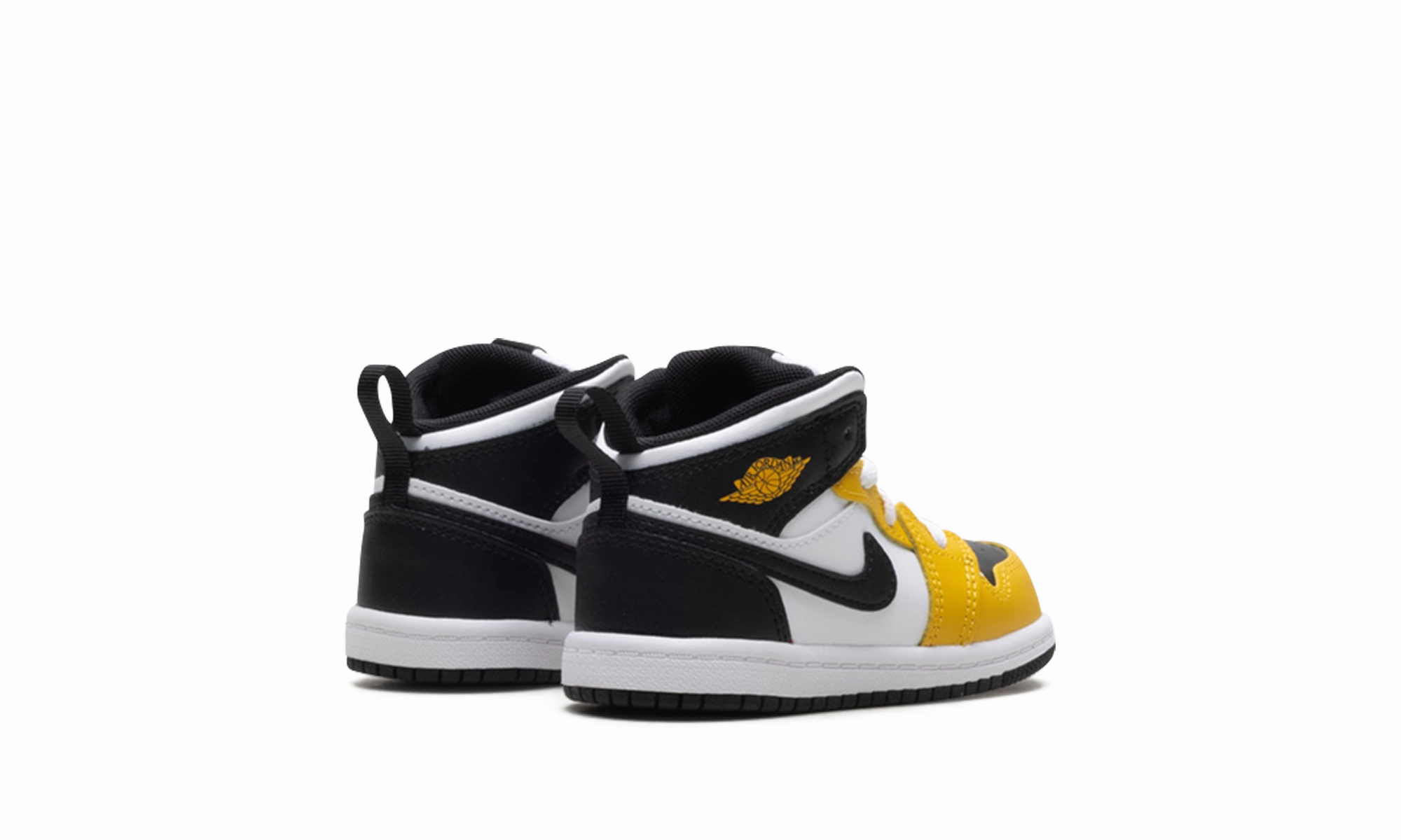 Eva Midsole Stretch Laces Air Jordan 1 Mid TD "Yellow Ochre"