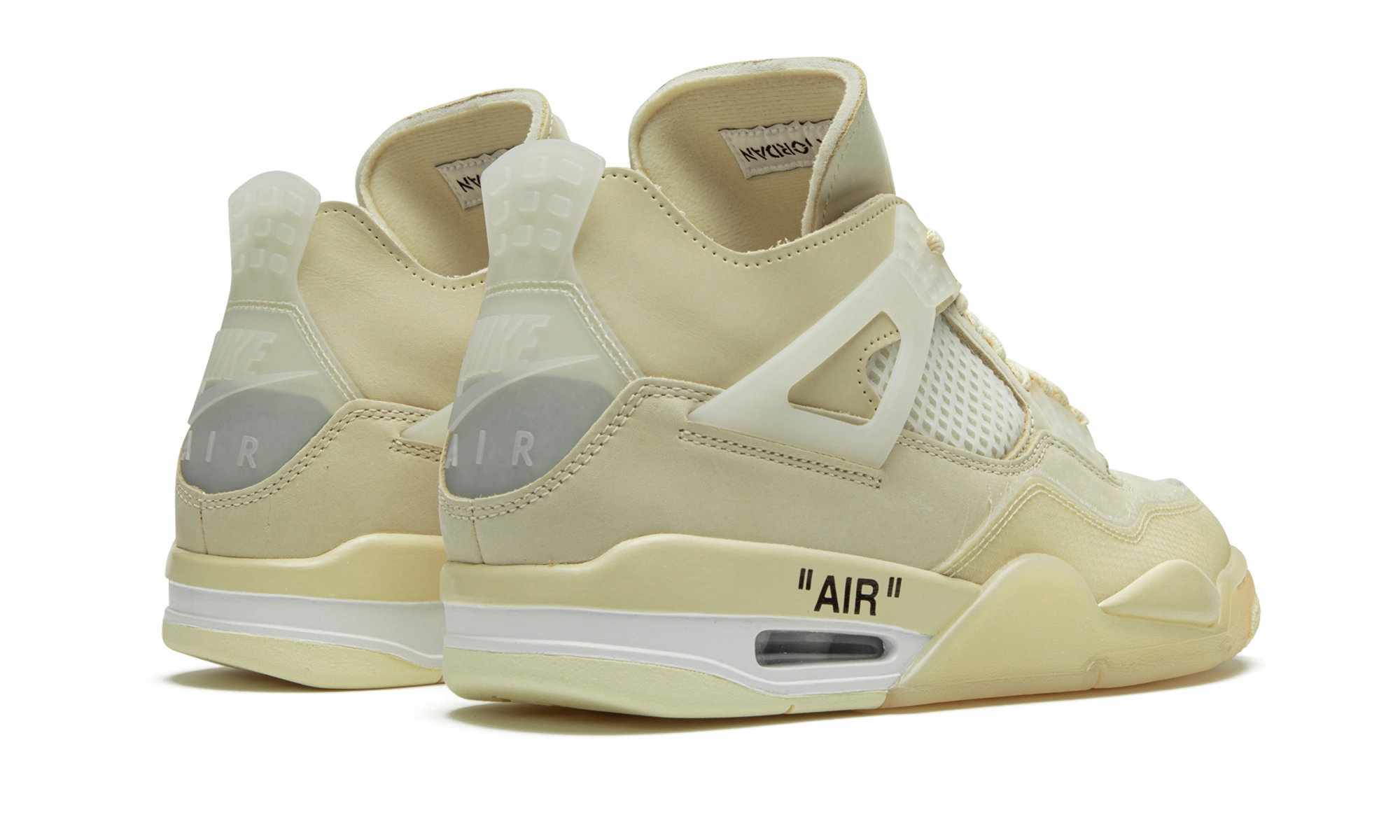 Air Jordan 4 Retro SP WMNS "Off-White - Sail" Easy Styling Cushioned Comfort