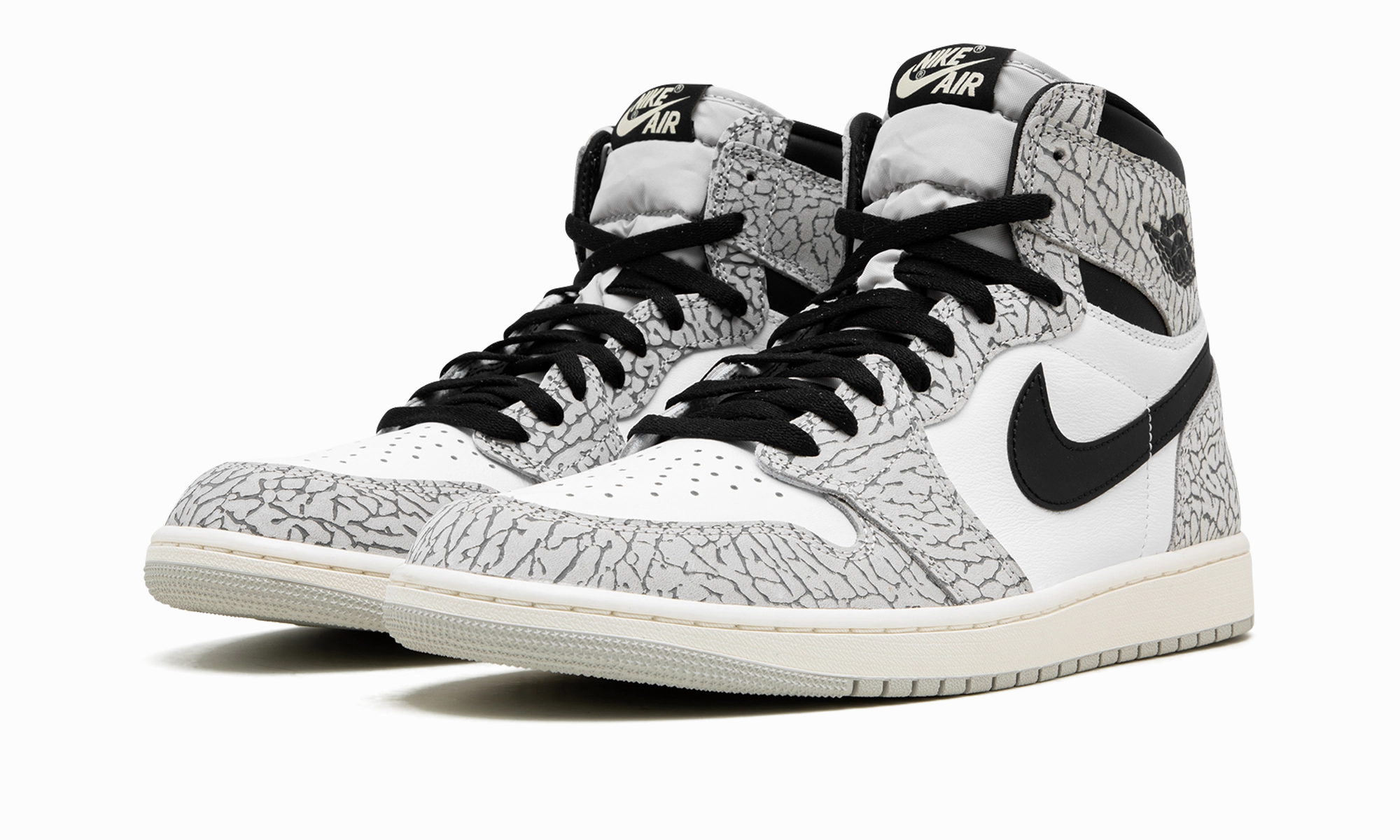 Air Jordan 1 High OG "White Cement" Fit Comfort