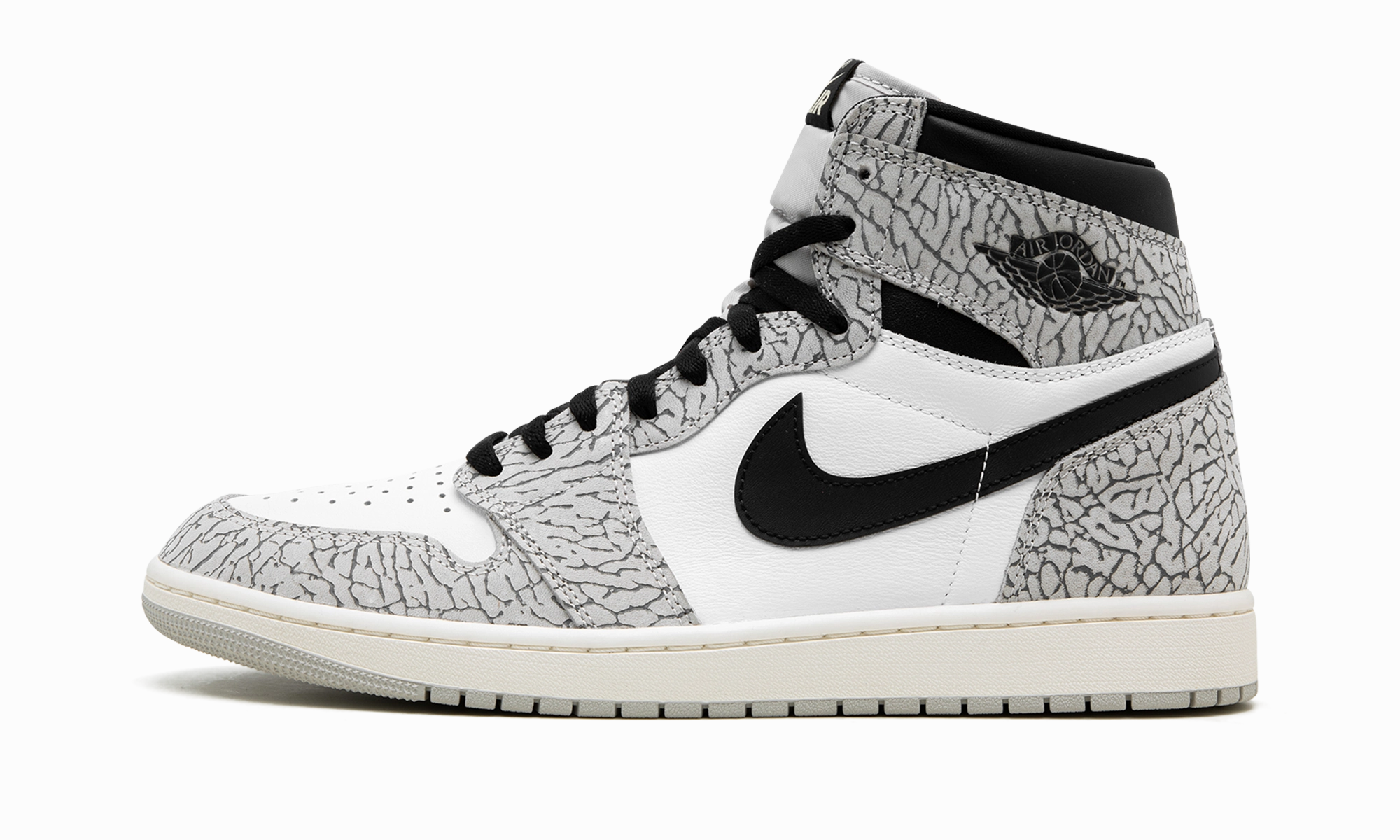 Unbeatable Traction Air Jordan 1 High OG "White Cement"