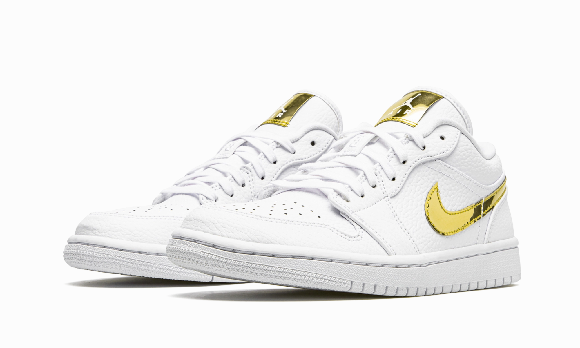 Adaptive Technology High Support AIR JORDAN 1 LO SE WMNS "White Metallic Gold"