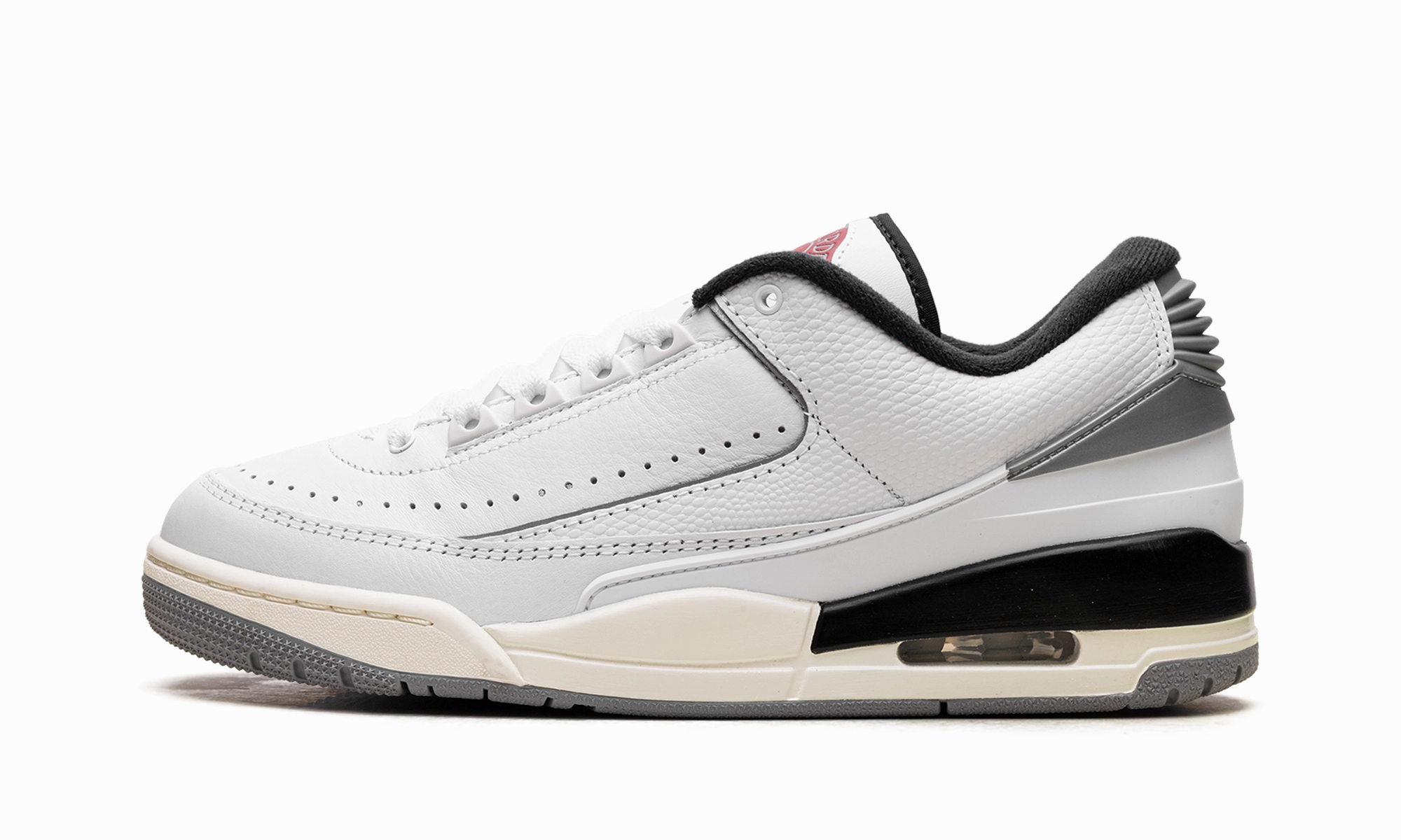 Jordan 2/3 "White Black Metallic Silver" Casual cushioning