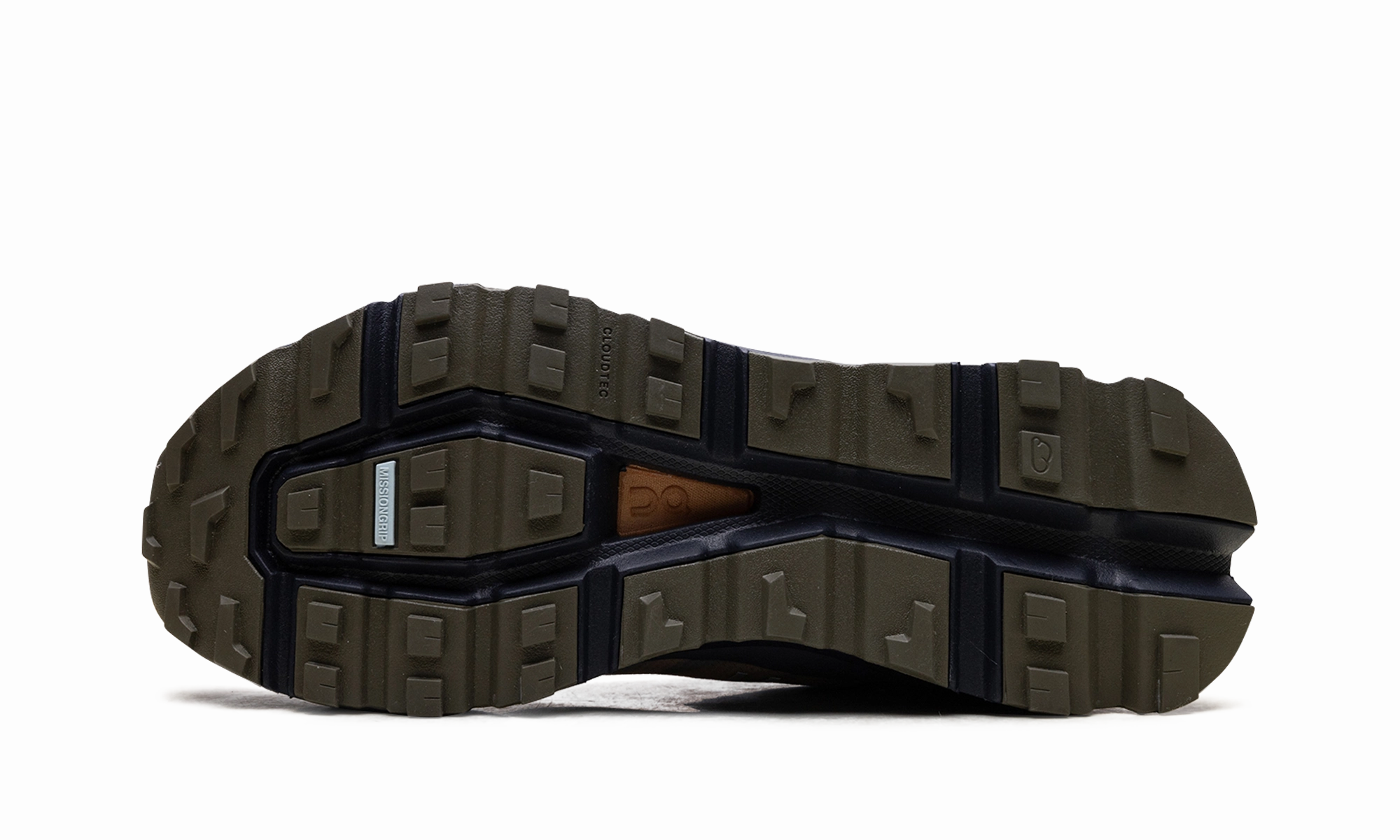 anti - slip running choice short - distance runner Cloudvista "Midnight Olive"