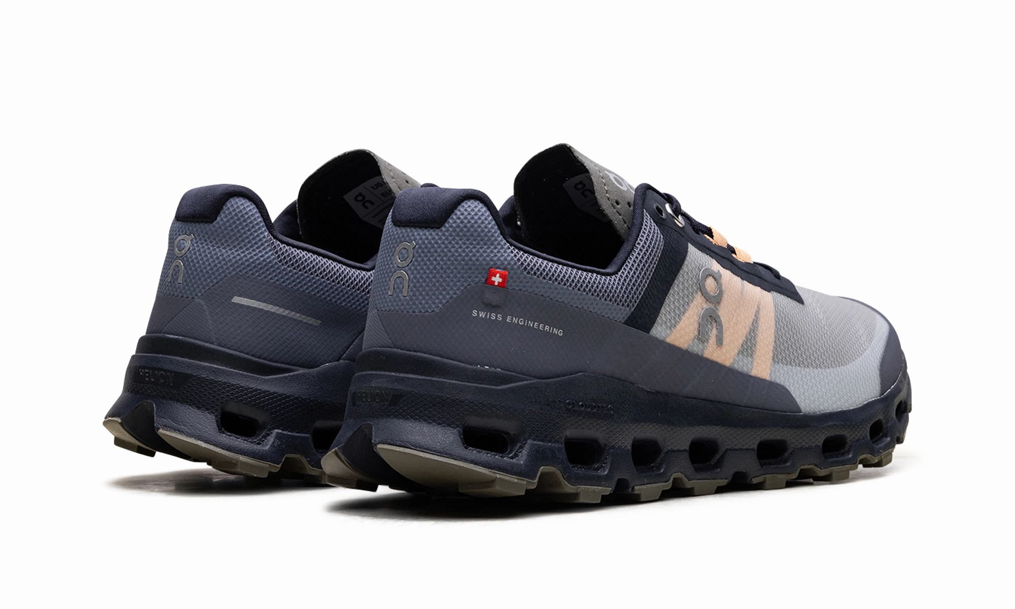 Cloudvista "Midnight Olive" logoed youth running footgear