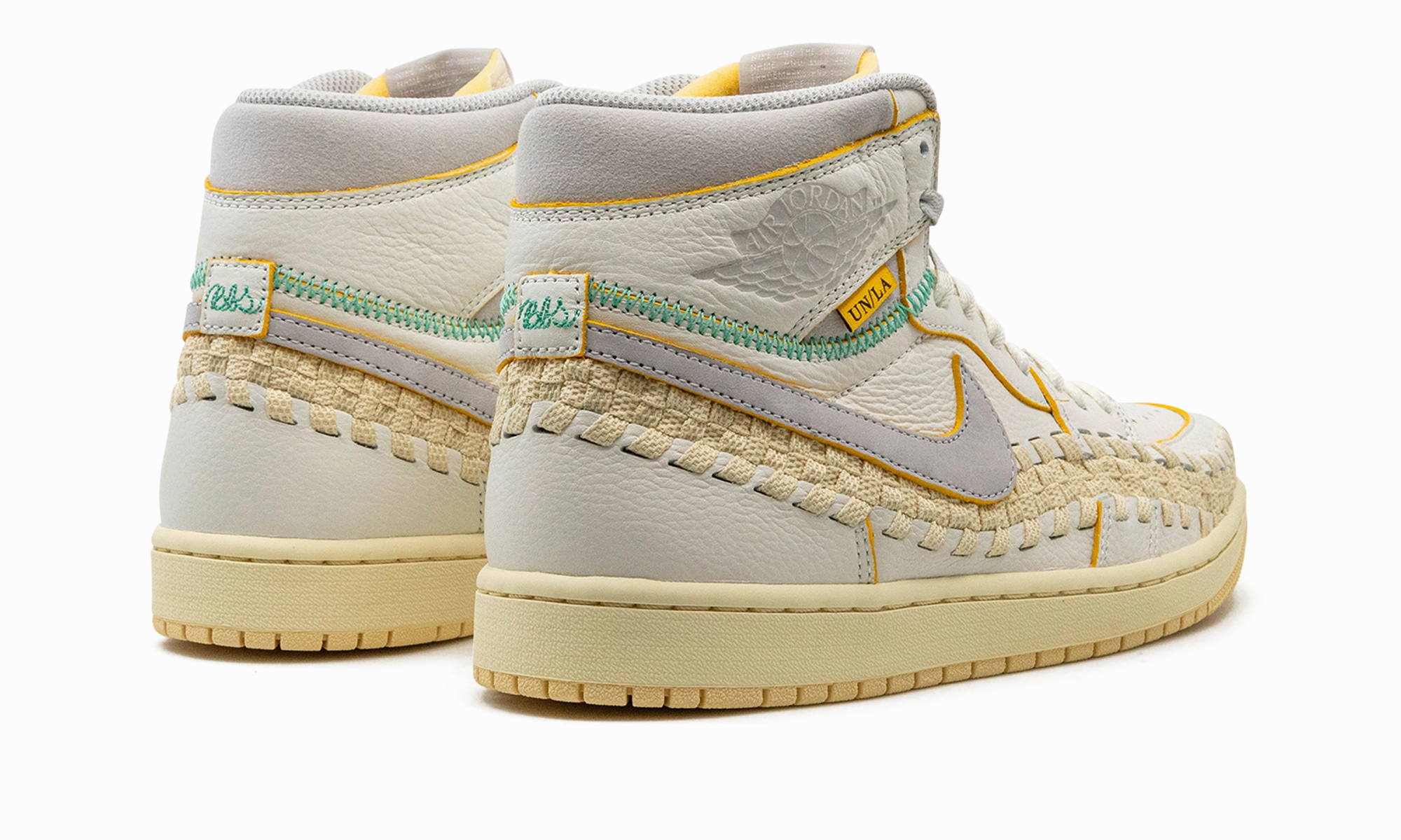 Air Jordan 1 High OG "Union x Bephie's Beauty Supply - Woven Sail" Soft Leather Finish