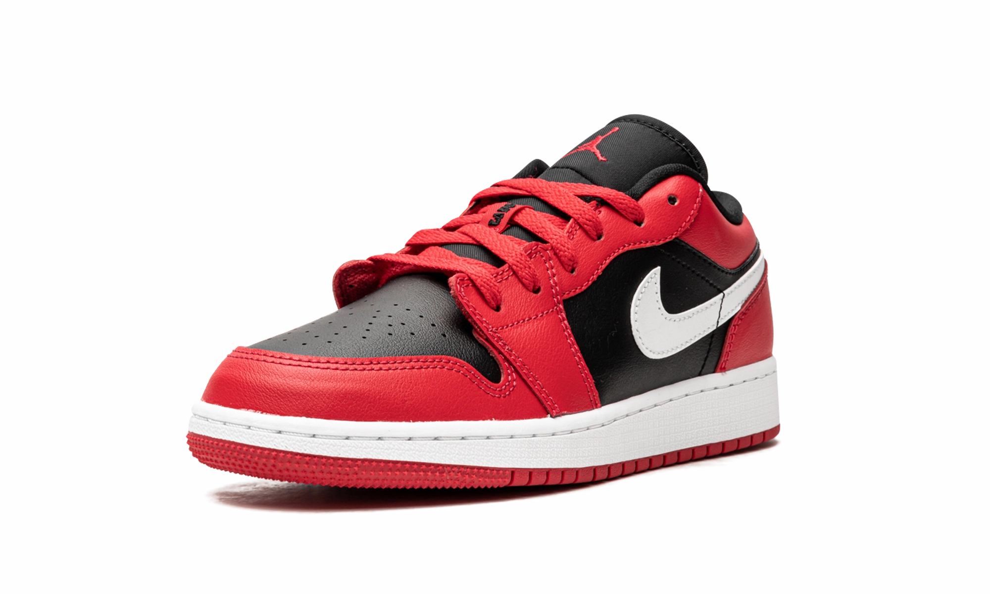 Air Jordan 1 Low GS "Black / Very Berry" Cushioned ride Glam traction