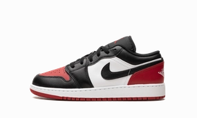 Breathable fabric All-Day Durability AIR JORDAN 1 LOW GS "BRED TOE"