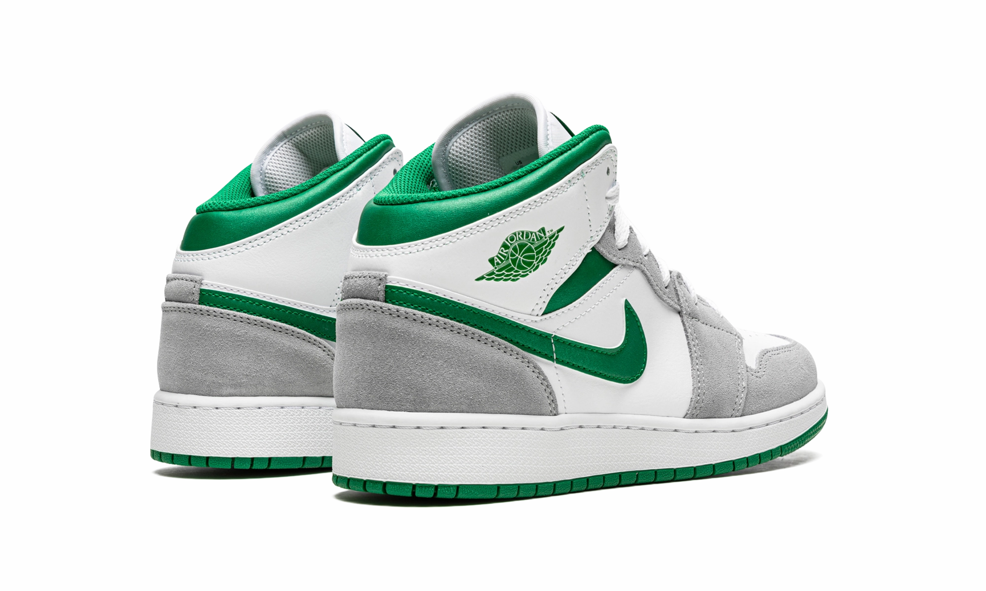 Air Jordan 1 Mid SE GS "Grey / Pine Green" Sportswear Choice