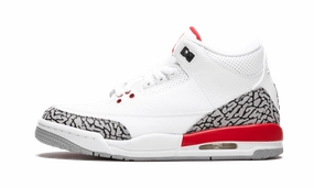 Air Jordan 3 Retro GS "Katrina" Wear resistant Contrasting Colors