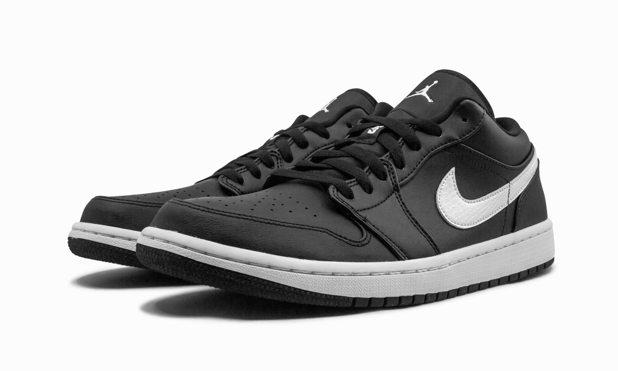 Air Jordan 1 Low WMNS "Black/White" Smart Choice Ultra-soft piece