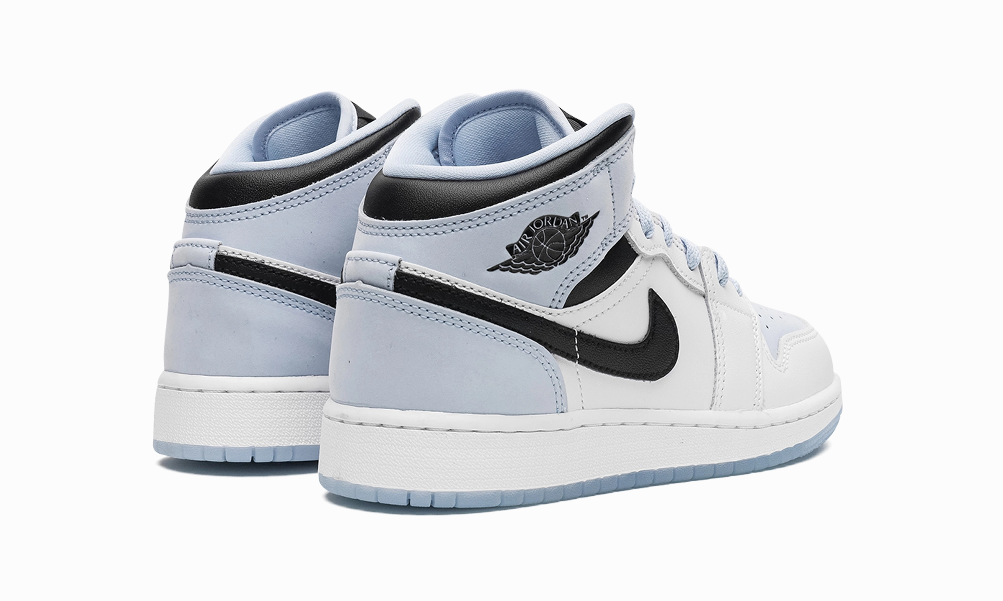 Air Jordan 1 Mid SE GS "Ice Blue" Maximum Grip