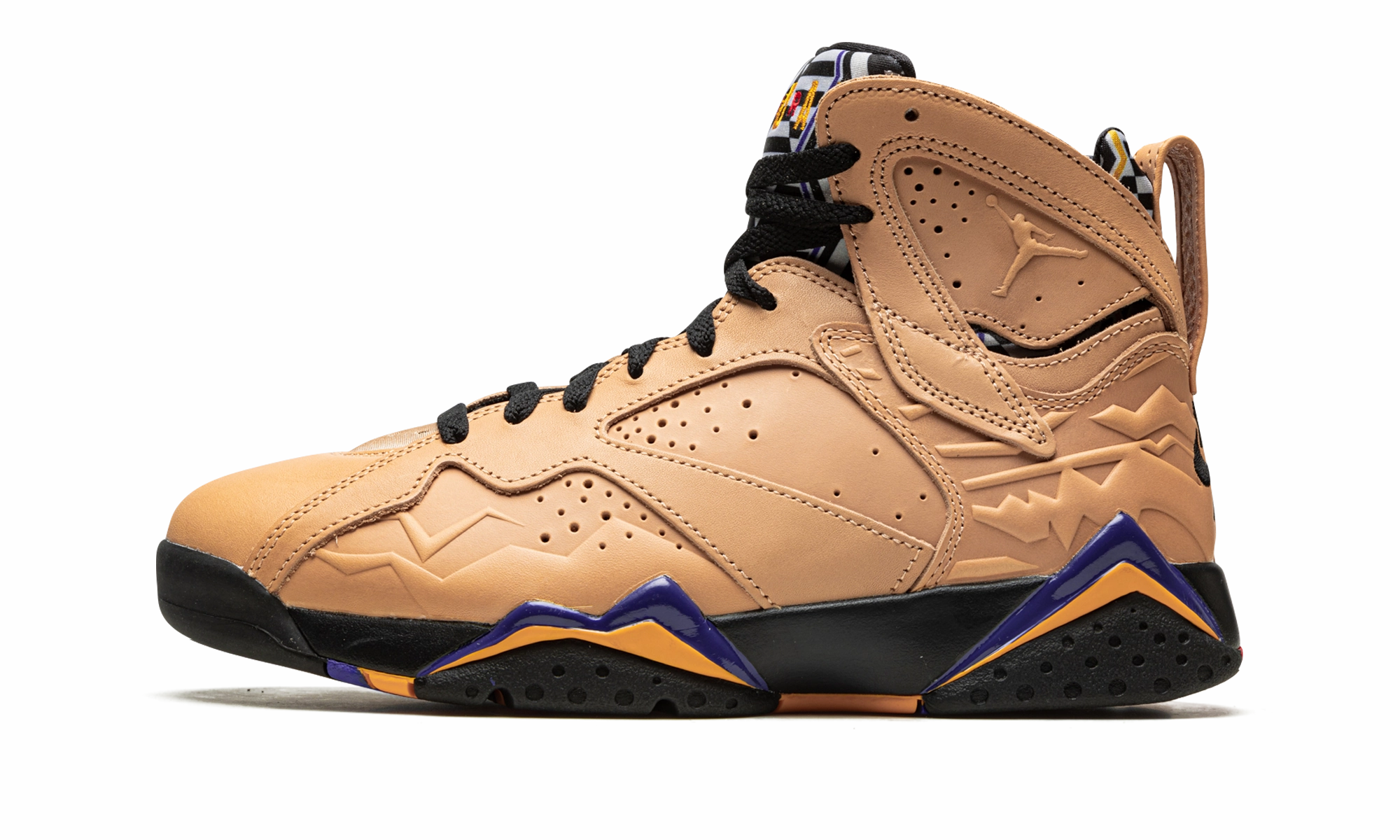color - purple Air Jordan 7 "Afrobeats"