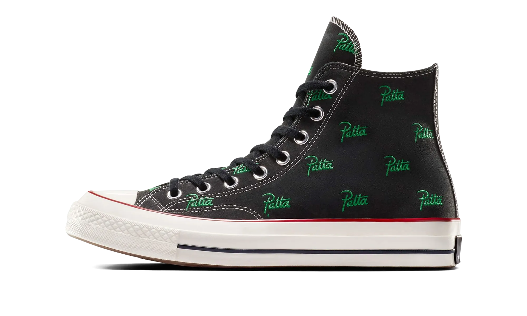 Chuck 70 Hi "Patta Mini Logo Pack Black" Farm Jog