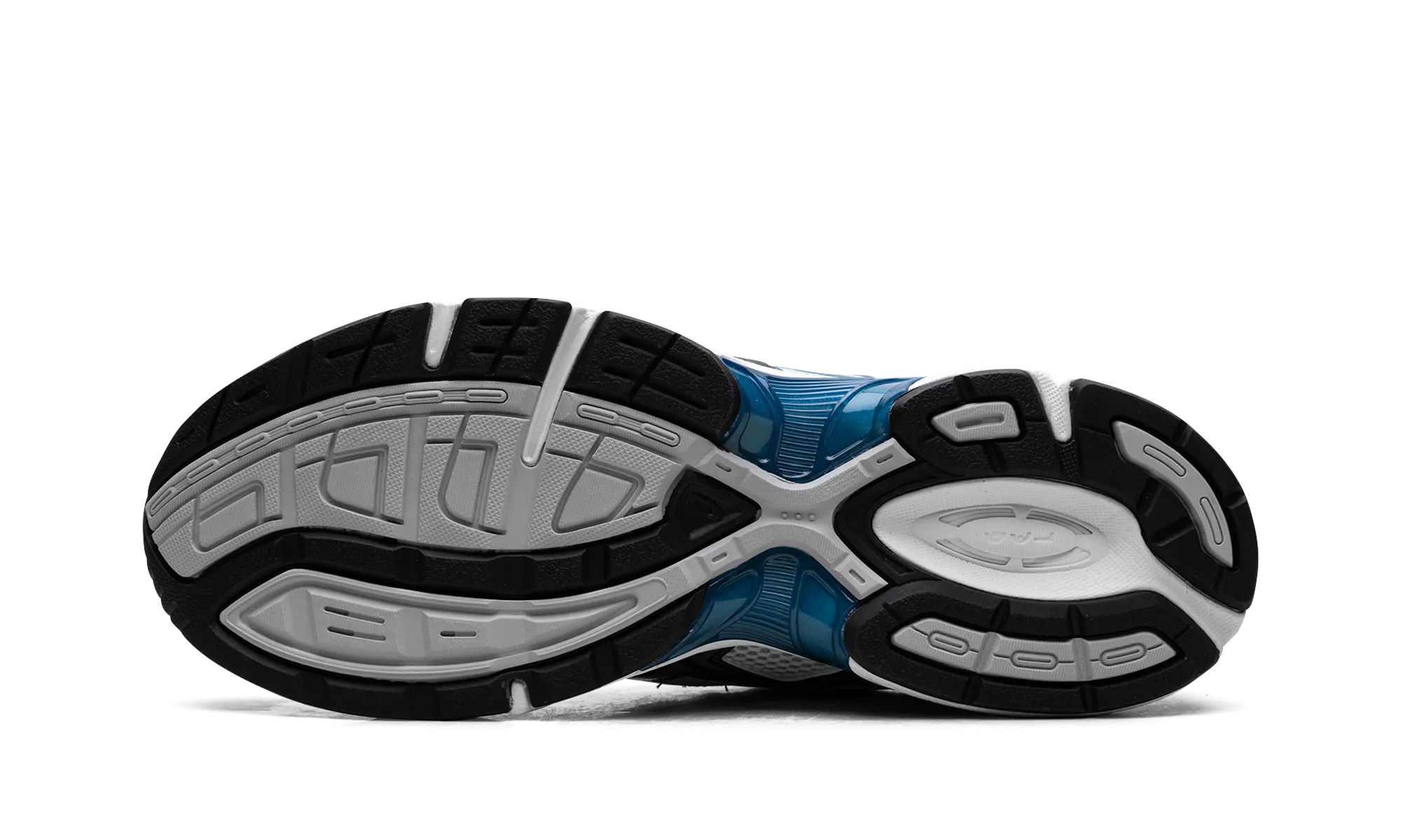 Gel-1130 "White Restful Teal" color - black pronated foot shoe correction