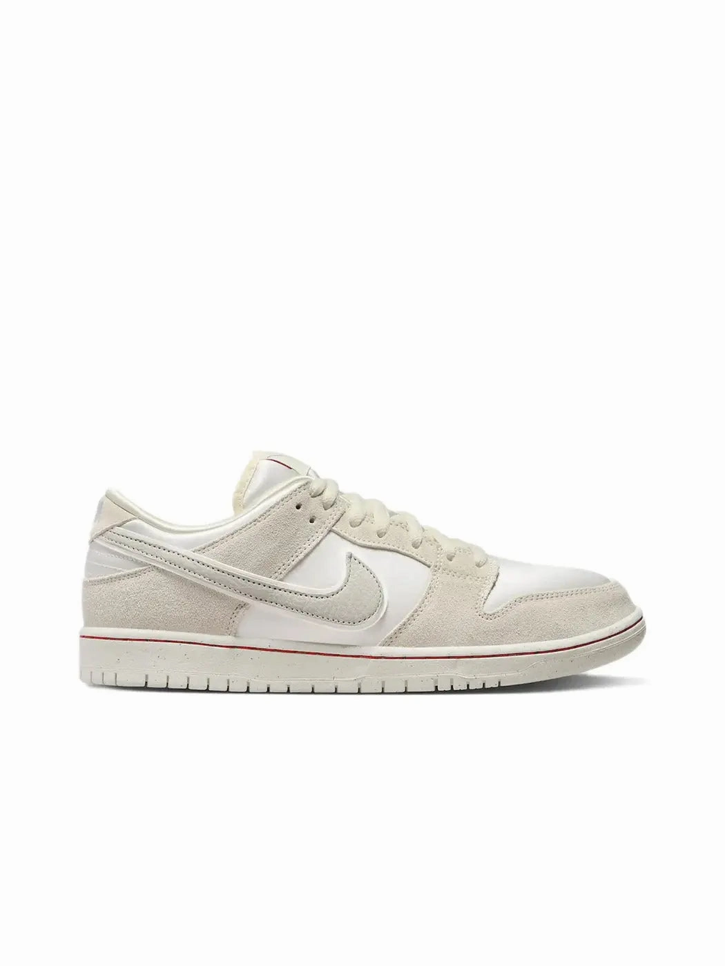 closed - toe shoes style - focused Nike SB Dunk Low City of Love Light Bone