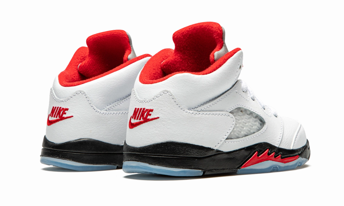 Air Jordan 5 Retro TD "Fire Red Silver Tongue 2020" Everyday Comfort