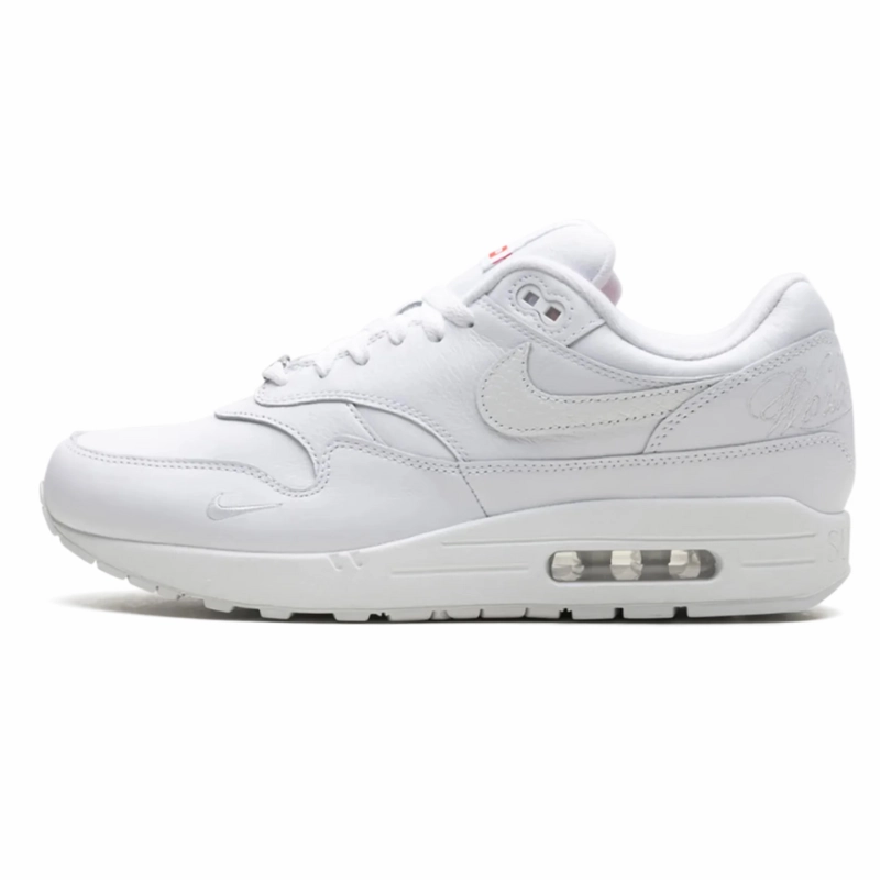 sunny day running shoes unisex running shoes Nike Air Max 1 '87 SP Supreme Triple White