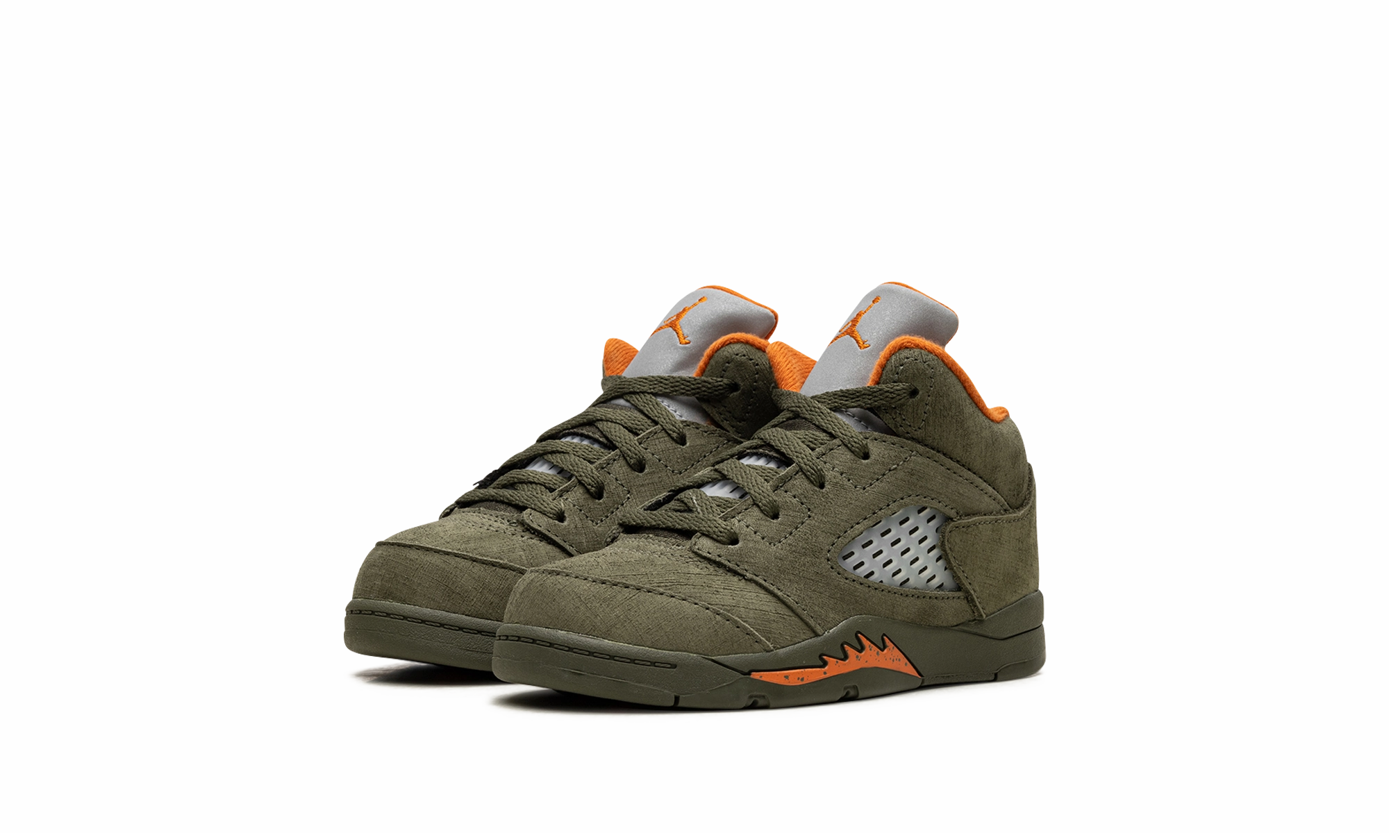 Air Jordan 5 TD "Olive" zipper - trimmed - design shoes