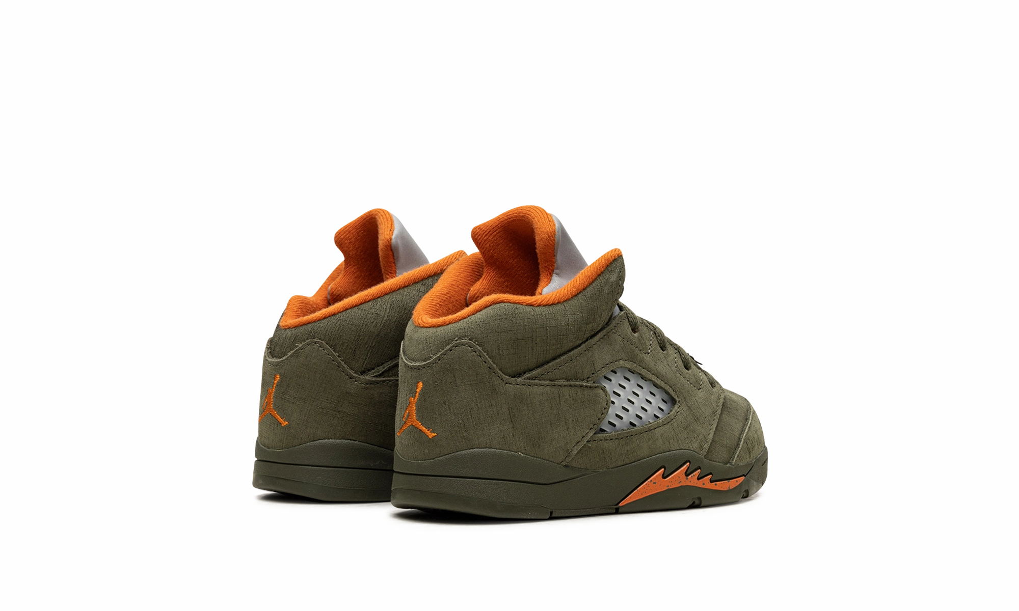 arch - support running shoes long - distance runners' shoes Air Jordan 5 TD "Olive"
