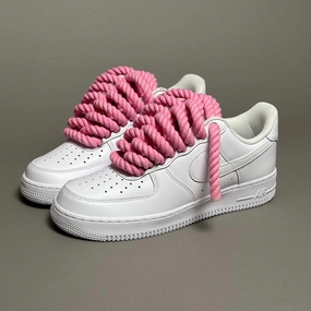 Nike Air Force 1 Rope Laces Fuchsia Tint??V1 Superior Flexibility early morning running shoes