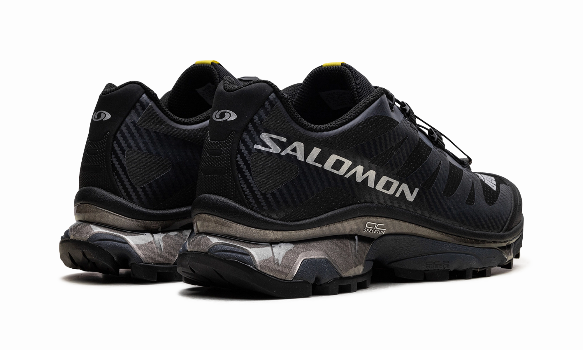 Salomon XT-4 OG "Black Silver Metallic" training versatility fabric insole shoes