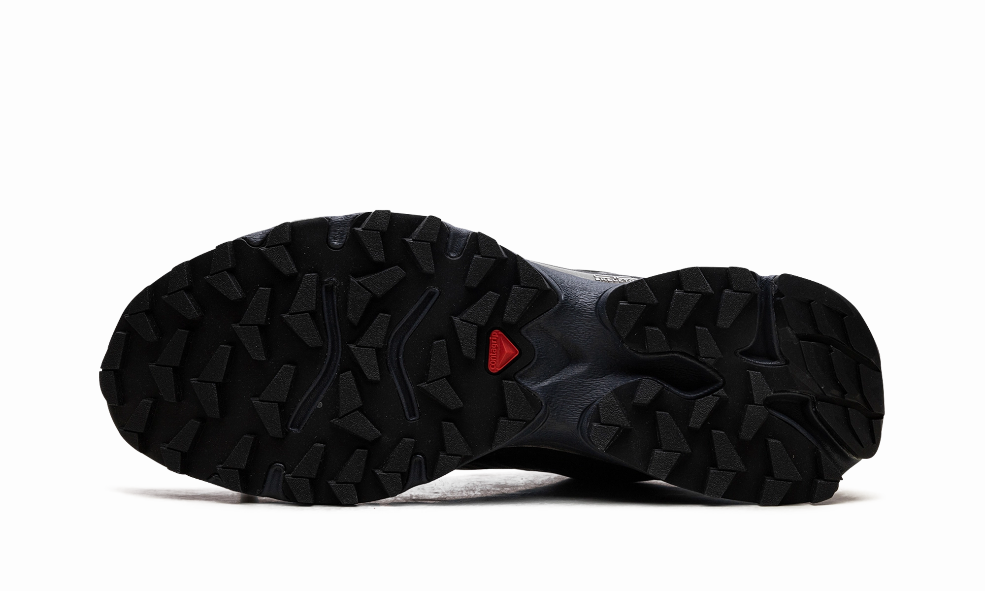 squash player shoes cruelty - free Salomon XT-4 OG "Black Silver Metallic"