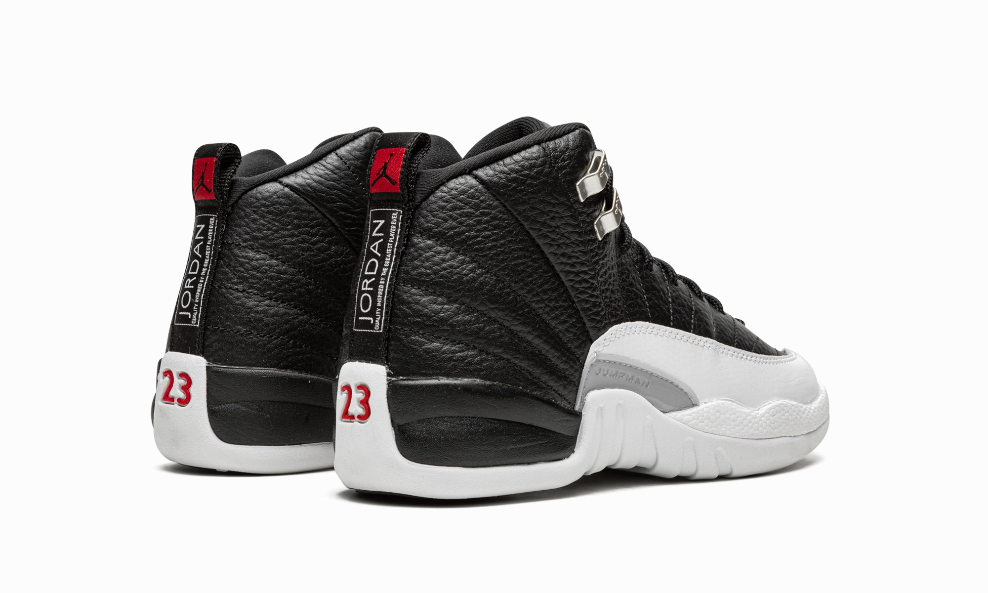 High - end running with a carbon fiber plate AIr Jordan 12 Retro GS "Playoffs - 2022"