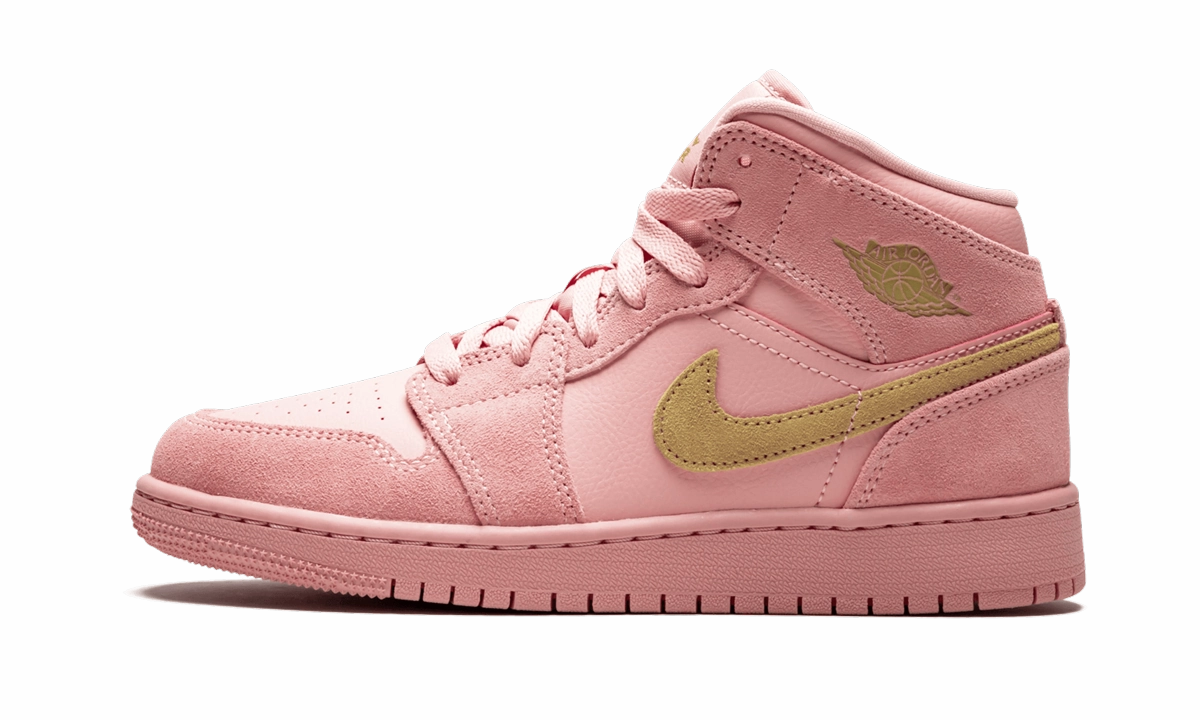 Durable Support Air Jordan 1 MID SE GS "CORAL"