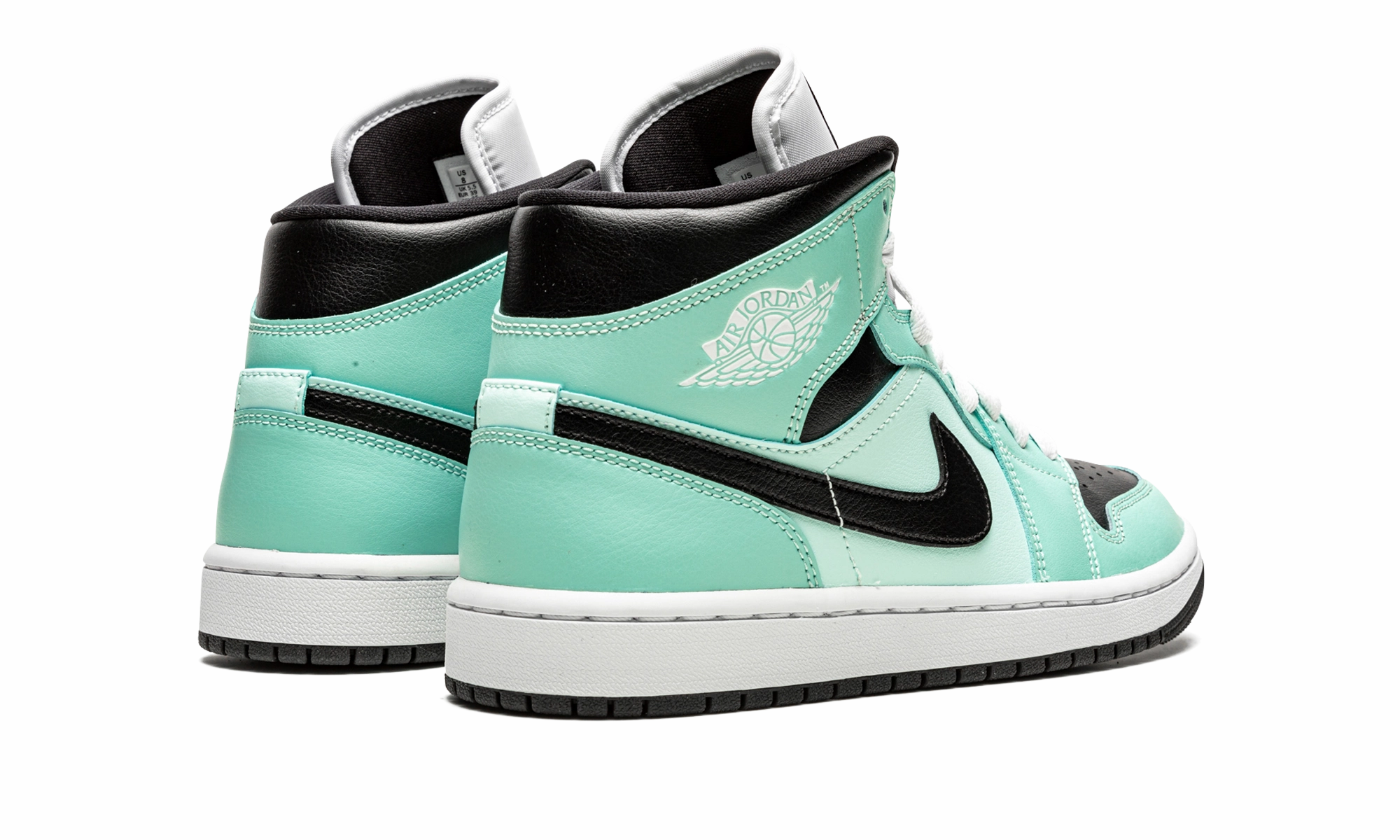 AIR JORDAN 1 MID WMNS "Aqua Black" Active Run Power Step