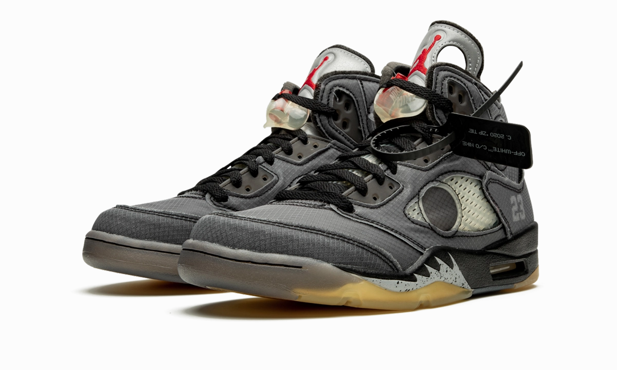 Air Jordan 5 Retro SP "Off-White" running in international tracks shoes camouflage running shoes