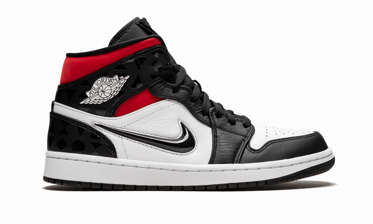 High Shine Supportive Fit Air Jordan 1 Mid "Quai 54"