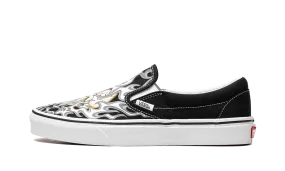 Classic Slip On "Flame Skull" Game Day Premium Comfort
