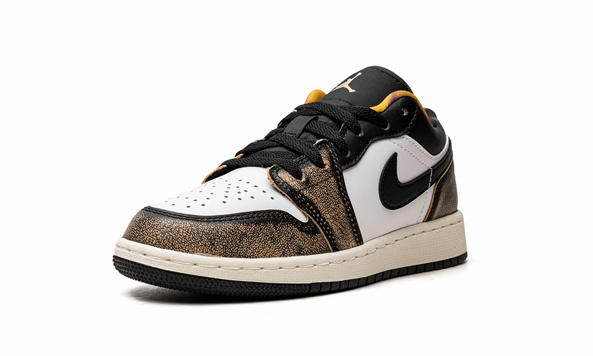 Air Jordan 1 Low SE GS "Wear Away Yellow" Stylish Pick Functional Flex