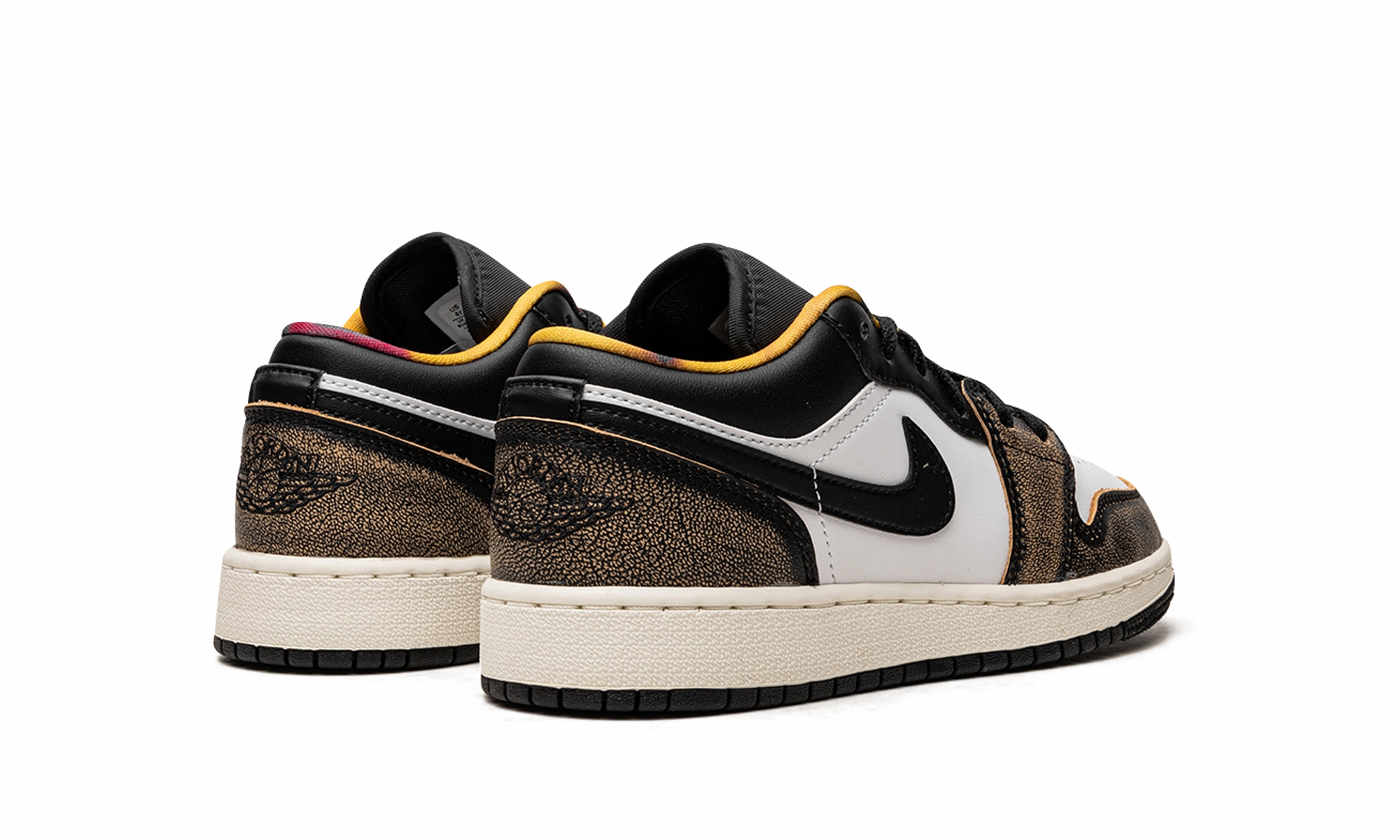 Air Jordan 1 Low SE GS "Wear Away Yellow" Smooth Support Weekend Comfort