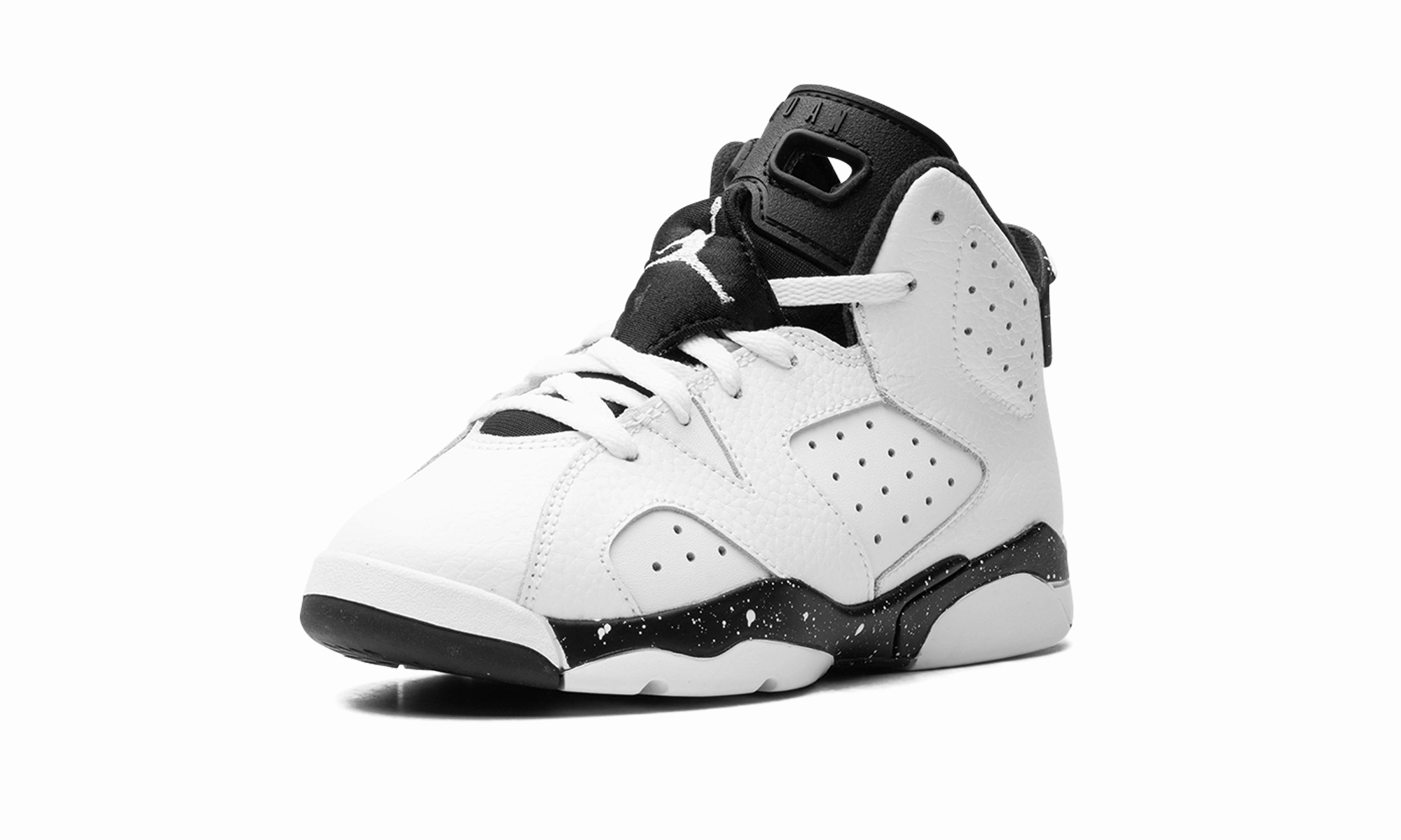 Air Jordan 6 PS "Reverse Oreo" Neutral alignment cushioned leather shoes