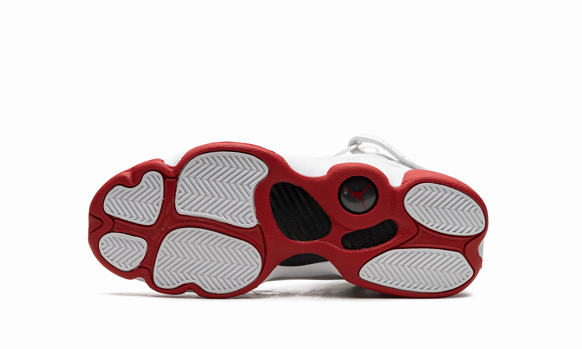 Jordan 6 Rings GS running in a canyon shoes