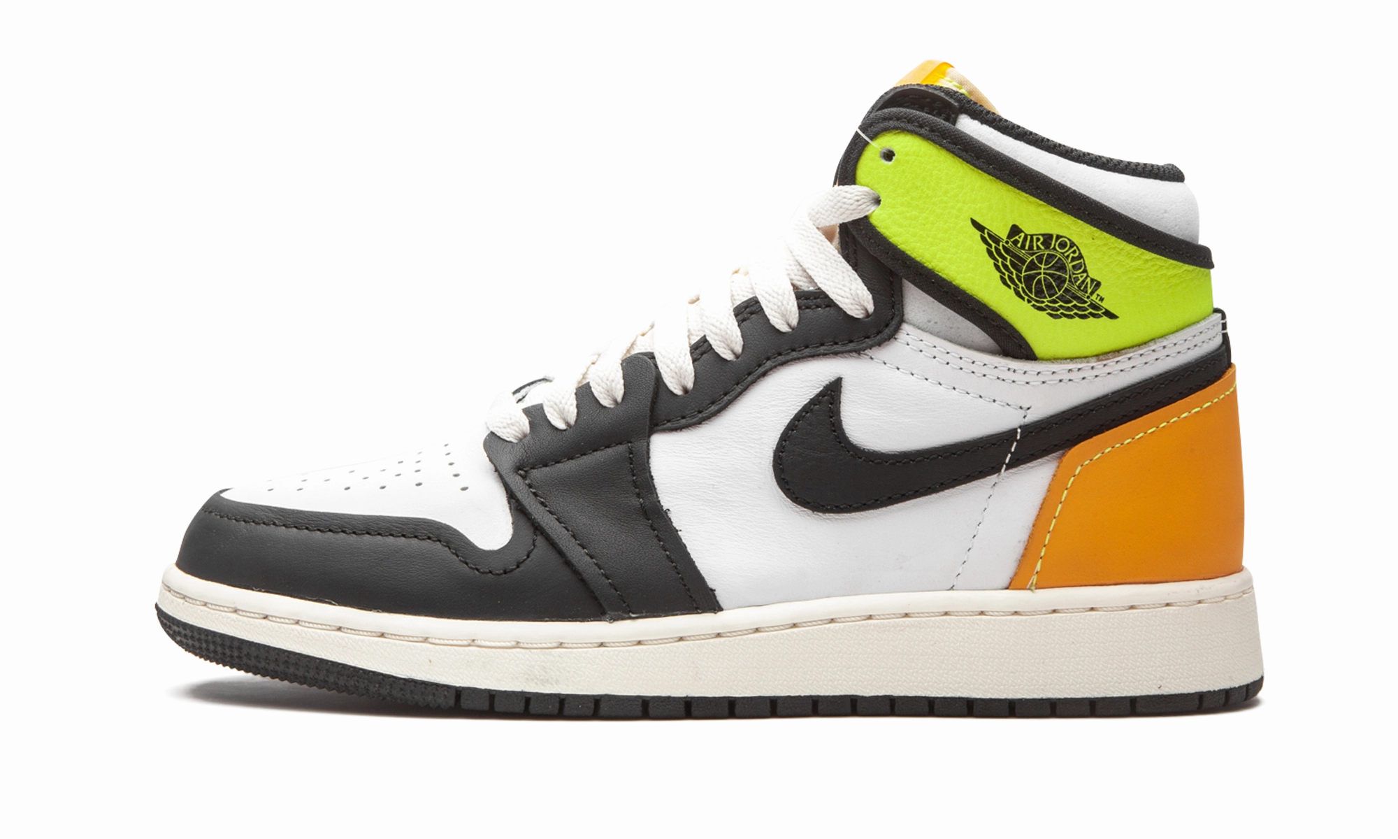 Air Jordan 1 Retro High OG GS "Volt Gold" Swift Step Slip On Style