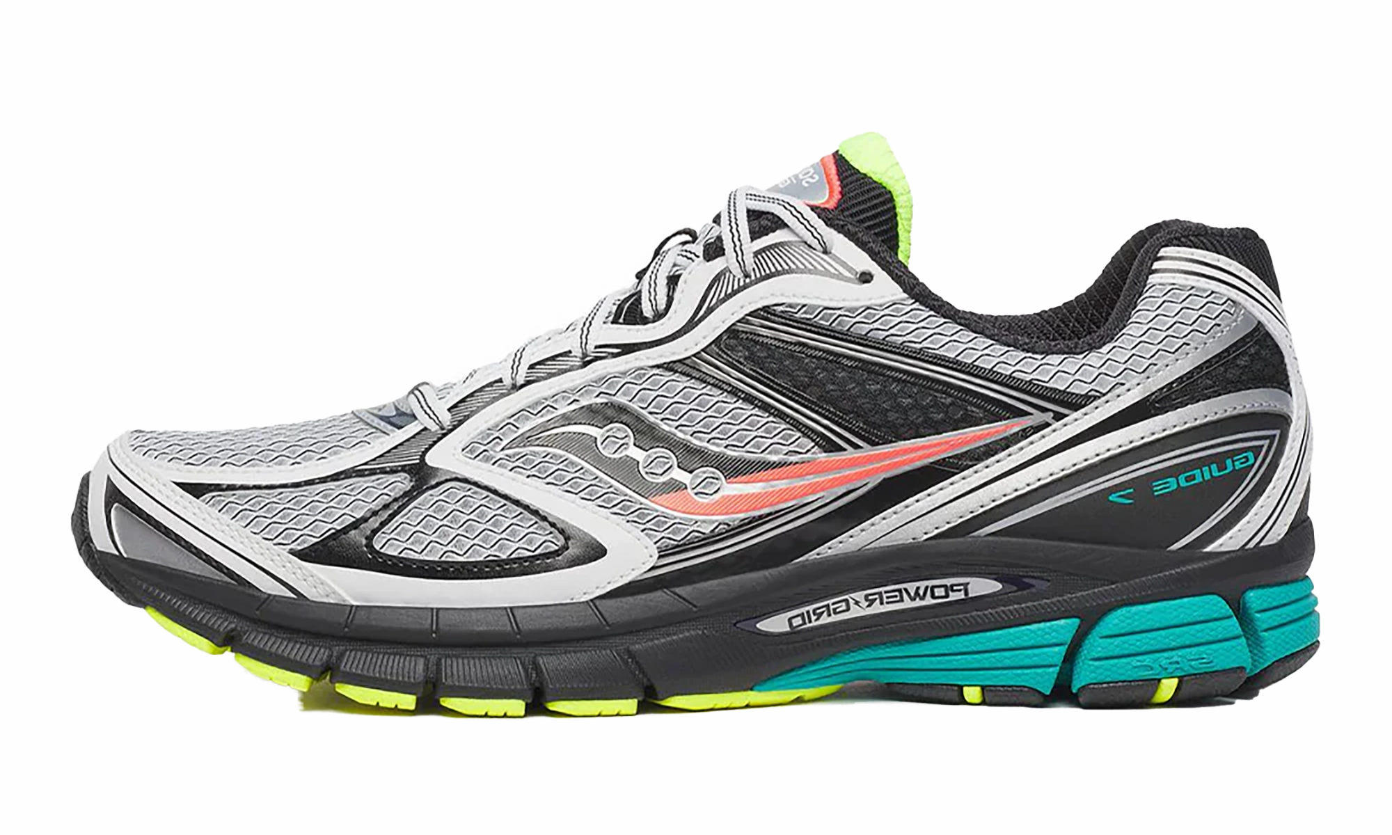 Progrid Guide 7 "Silver / Teal" Lateral Support running for charity