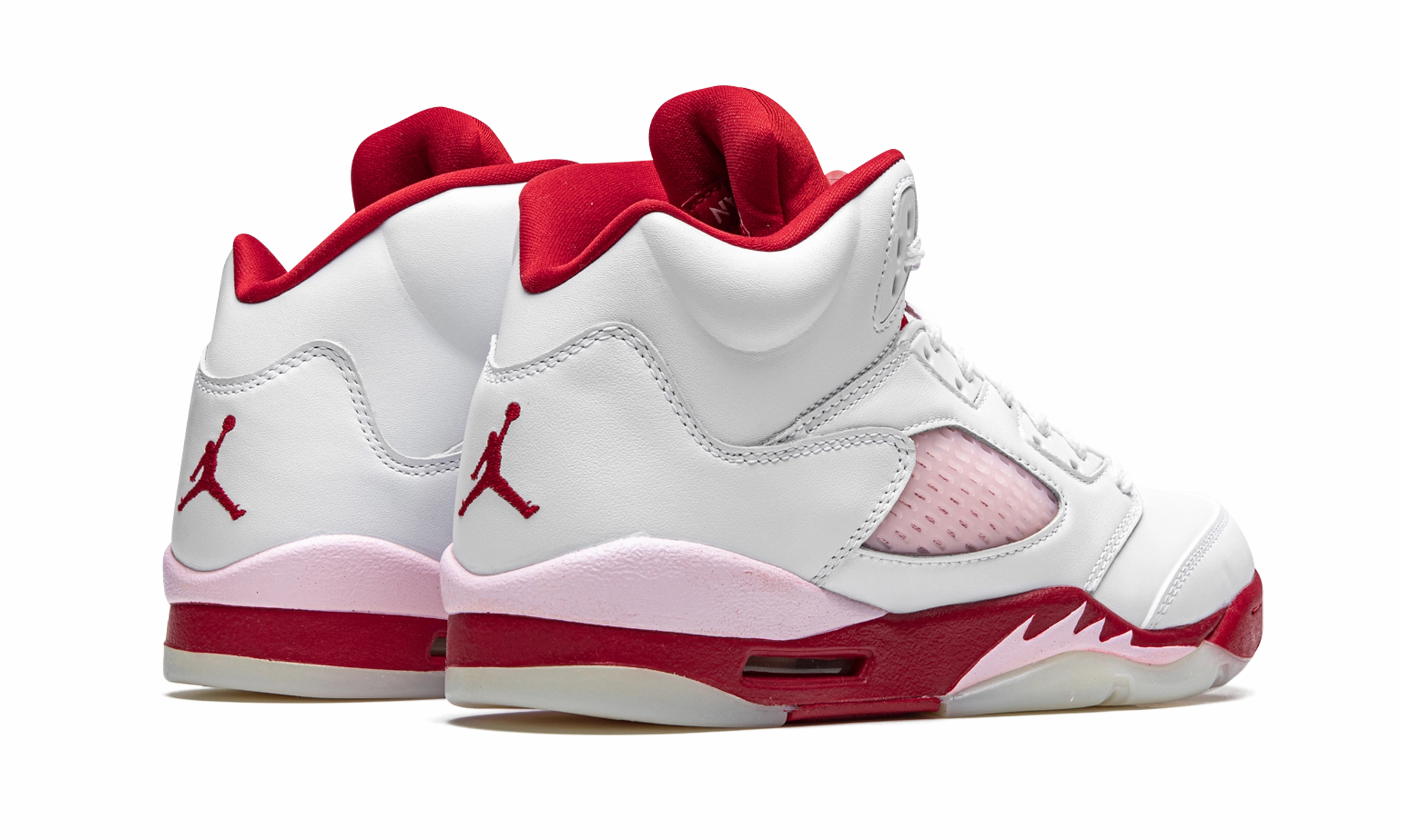 Air Jordan 5 Retro GS "Pink Foam" speed ropes