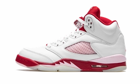 solid - colored shoes sandy terrain Air Jordan 5 Retro GS "Pink Foam"